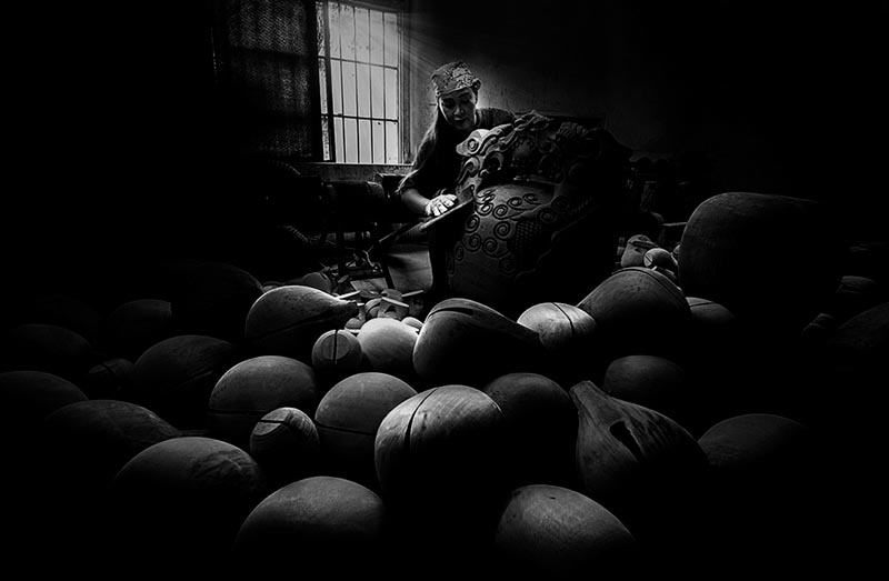 Make wooden fish01101