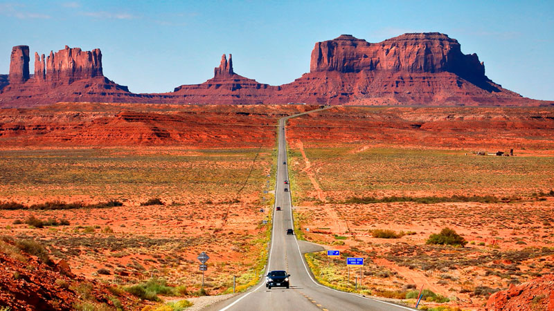 Highway scenic 163 _az